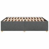 Okvir za krevet bez madraca tamnosivi 140 x 190 cm od tkanine | shoptok.hr
