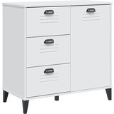 Maison Chic Komoda - Predalnik VIKEN bela 80x40x80 cm inženirski les, (21717345) | Shoptok.si
