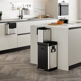 Vonhaus trojni koš za odpadke iz nerjavečega jekla 32L | Shoptok.si