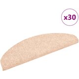 vidaXL Samolepilne preproge za stopnice 30 kosov rjave 65x21x4cm Cene