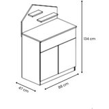 Hanah home Višenamenski studio sto Ayder Pink | ePonuda.com