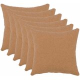  Presvlaka za jastuk 6 pcs HEERLEN Bež 45 x 45 cm Bouclé | shoptok.hr