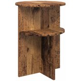 vidaXL Bocni stol Staro drvo Ø 39 5 x 55 cm Konstruirano drvo - Staro drvo Cijene