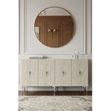 Hanah home komoda Salkım 150, 125 cm, bela / travertin / srebrna | Eponuda.com