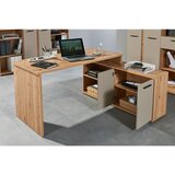 MID.YOU KOMBINIRANA PISALNA MIZA leseni material kašmir, hrast artisan | Shoptok.si