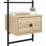  Noćni ormarići zidni 2 kom boja hrasta 35 x 30 x 51 cm drveni | shoptok.hr