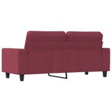  Dvosjed od tkanine crvena boja vina 140 cm | shoptok.hr
