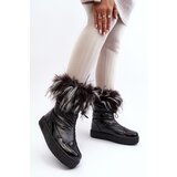 Big Star Women's Snow Boots with Fur Black | shoptok.hr