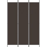 Sobna pregrada s 3 panela smeđa 150x220 cm od tkanine | shoptok.hr