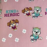 Jerry Fabrics Rožnata enojna bombažna otroška posteljnina 140x200 cm Paw Patrol "Heroic" – | Shoptok.si