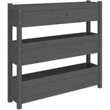  Sadilica siva 112 x 25 x 104,5 cm od masivne borovine | shoptok.hr