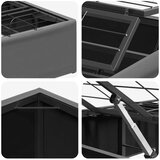  Električni podesivi okvir kreveta Tamnosiva 200 x 80 x 33 5 cm - Tamnosiva 80 x 200 cm | shoptok.hr