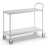 HelgeNyberg transportni voziček, 2 polici, dxš 1000 x 420 mm, sivo/sive barve Cene