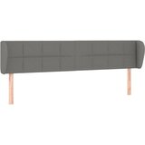 Maison Chic vzglavna omarica - nočna omarica - posteljna omarica z ušesi temno sivo 183x23x78/88 cm blago, (21710981) | Shoptok.si