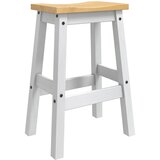  Barski stol 2 pcs Bijela i vosak od meda 44 x 30 x 63 cm | shoptok.hr