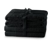 Restilo Crni pamučni set ručnika 6 kom od frotira Amari – | shoptok.hr