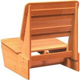  Vrtne stolice 2 kom voštano smeđe 60x64x70,5 cm borovine | shoptok.hr