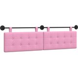  Držeće uzglavlje Zidne Ružičasta 190 x 55 x 5 cm tkanina - Ružičasta 180 cm bez LED | shoptok.hr