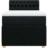  Box spring krevet s madracem crni 90x190 cm od tkanine | shoptok.hr