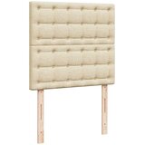  Otomanski krevet s madracem krem 90x200 cm tkanine | shoptok.hr