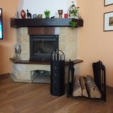 Kaminer stalak i torba za drva za kamin 2 u 1 | shoptok.hr