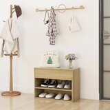 vidaXL Klop za čevlje sonoma hrast 60x30x45 cm iverna plošča Cene