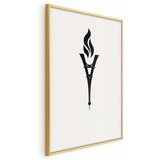  Plakat - Torch Shaped Like the Eiffel Tower 40x60 Zlatni okvir | shoptok.hr