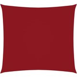 vidaXL Senčno jadro oksford blago kvadratno 4,5x4,5 m rdeče Cene