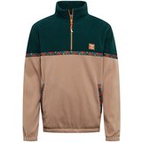 Iriedaily Majica 'Monte Noe' bež / zelena / rdeča | Shoptok.si
