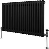 Monster tradicionalni dvostebrni radiator - 600 x 1012 mm - črn, (21569962) | Shoptok.si
