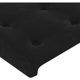 vidaXL LED posteljno vzglavje črno 183x16x118/128 cm žamet | Shoptok.si