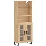  Visoka komoda hrasta sonome 69 5x34x180cm od konstruiranog drva | shoptok.hr