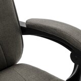  Masažna uredska stolica od tkanine siva | Shoptok.si