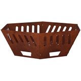  Kamin Rđa 80 x 80 x 28 cm Otporni čelik | shoptok.hr