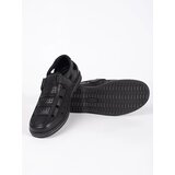 Shelvt Men's openwork shoes black | Shoptok.si