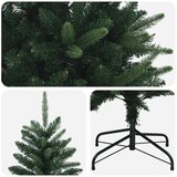  Artificial Hinged Christmas Tree 240 cm PE i PVC Zelena - 240 cm bez LED svjetala Zelena | shoptok.hr