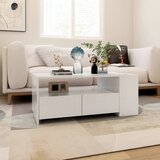  Stolić za kavu bijeli 102 x 55 x 42 cm od konstruiranog drva | Eponuda.com
