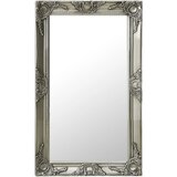  Zidno ogledalo u baroknom stilu 50 x 80 cm srebrno | shoptok.hr