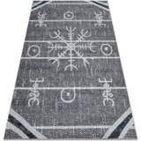 RugsX Preproge Preproga ANTIKA 118 tek, moderen azteški, pralna 80x150 cm Siva | Shoptok.si