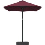  Vrtni dežnik Bordeaux rdeča 385 x 209 x 244 cm Poliester, (5000160791) | Shoptok.si