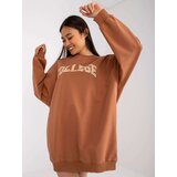 FANCY Sweatshirt-FA-BL-7649.85P-light brown | Shoptok.si