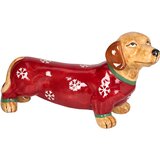 Tognana Dekoracija Christmas Merry Doxie!, U obliku psa, Šarena Cene