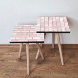 Hanah home Set 2 stočića 2Shp316 Pink | ePonuda.com