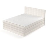 Maison de Rêve Kremno bela boxspring postelja s prostorom za shranjevanje 200x200 cm Blend – | Shoptok.si