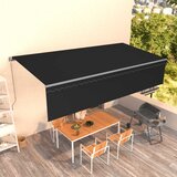 Tenda na ručno uvlačenje s roletom 6 x 3 m antracit | shoptok.hr