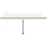  Prostostoječa avtomatska tenda 400x300 cm krem, (20729005) | Shoptok.si