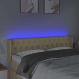  Posteljno vzglavje krem 163x16x78/88 cm blago, (20951702) | Shoptok.si
