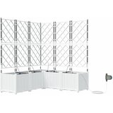  Vrtna saksija 5 pcs Bijeli 120 x 120 x 142 cm Plastika | Eponuda.com