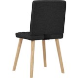  Jedilni stoli 4 kosi črno blago | Shoptok.si