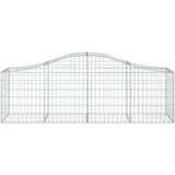  Obokana gabionska košara 11 kosov 200x50x60/80cm cinkano železo, (20757847) | Shoptok.si